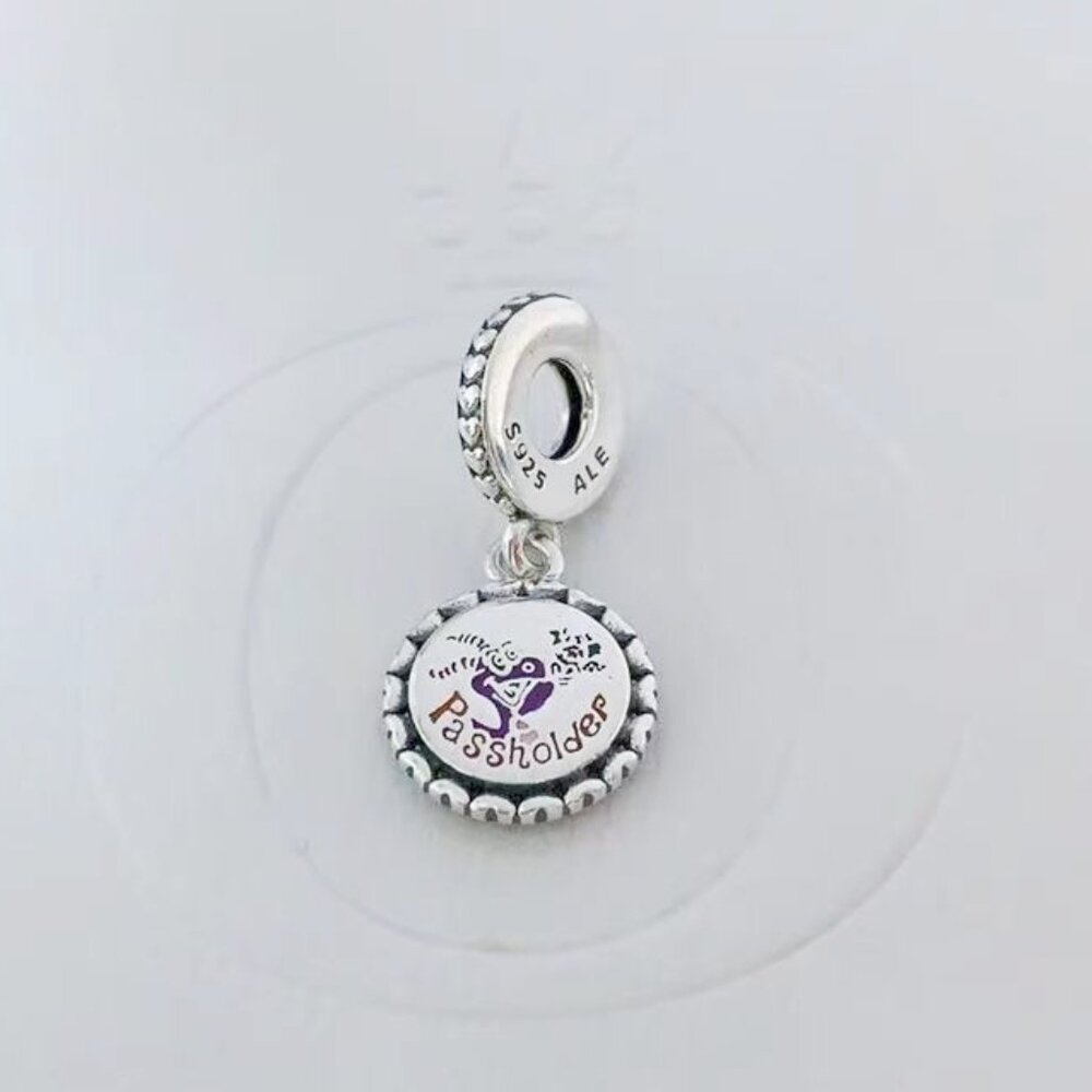Pandora Passholder Charm Flower and Garden Charm Festival Charm
